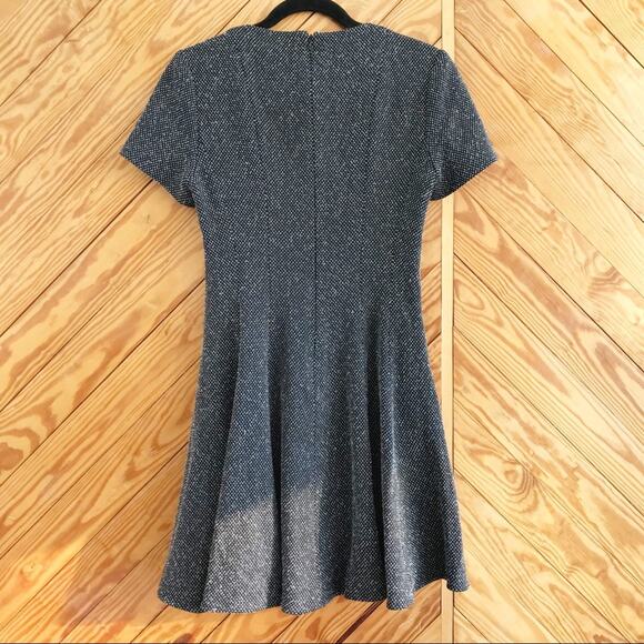 Tibi Metallic Knit Fit and Flare Dress - Picture 6 of 7